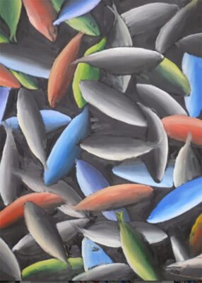 Opere di Karam Cannarella - Arabeschi marini